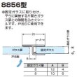 画像2: 戸当り兼用エッジシール8855・8856型／ガラス厚6、8mm用／長さ：２．５m×２本 (2)