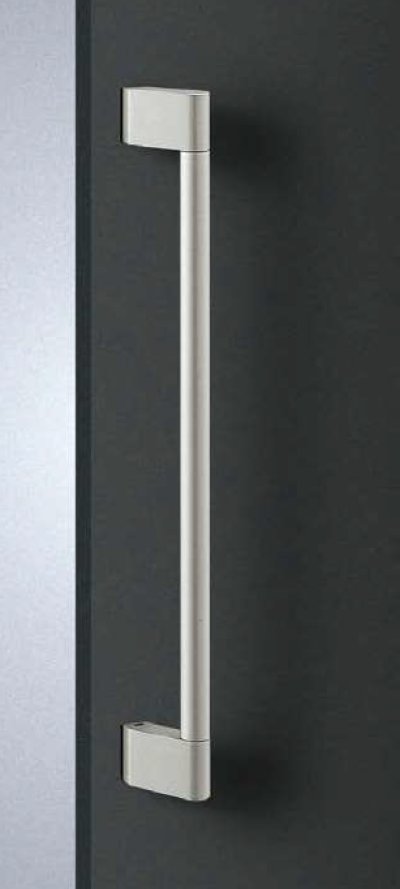 画像1: アルミ ユニフロストシルバーハンドル（両側タイプ）/全長:600mm