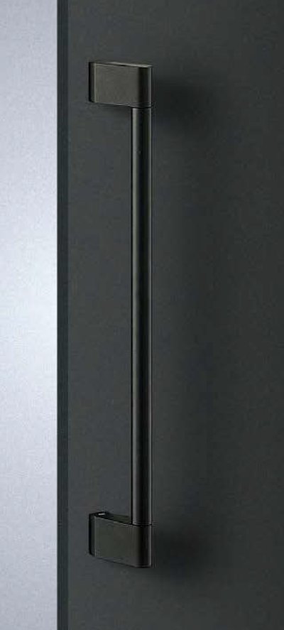 画像1: アルミ ユニフロストブラックハンドル（両側タイプ）/全長:600mm