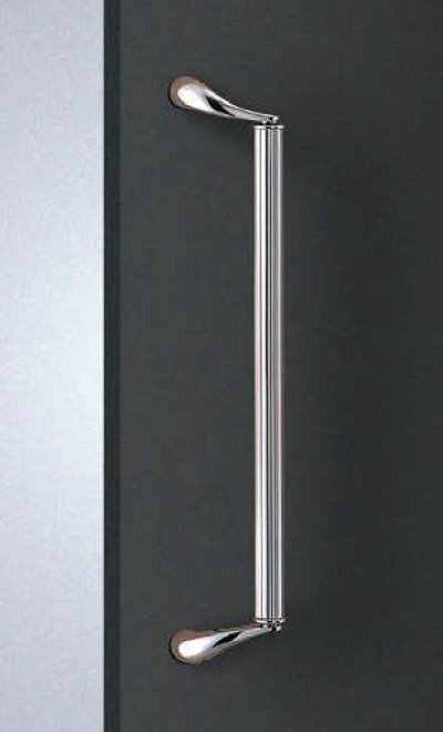 画像1: ブラス クロムハンドル（両側タイプ）/全長:449mm