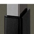 画像2: ユニウッド ブラック ＋ステンレス ミラーハンドル（両側タイプ）/全長:900mm (2)