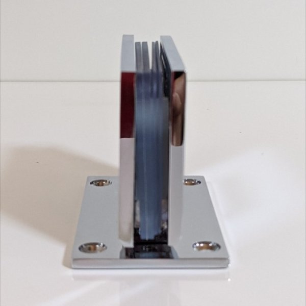 画像3: 真鍮ガラスドア用ヒンジ(丁番) 2個セット (3)