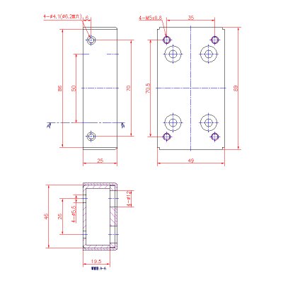 画像3: OT-B450-SUS用下地金具