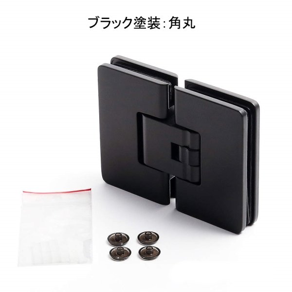 画像8: ガラスドア用自由丁番 M8505型 ガラス取付タイプ (8)