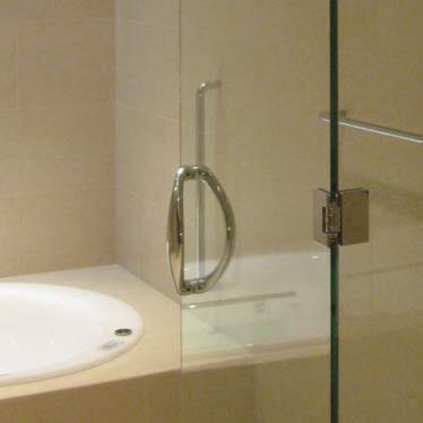 画像7: ステンレスガラス用調整ヒンジ/ガラス板取付タイプ (7)