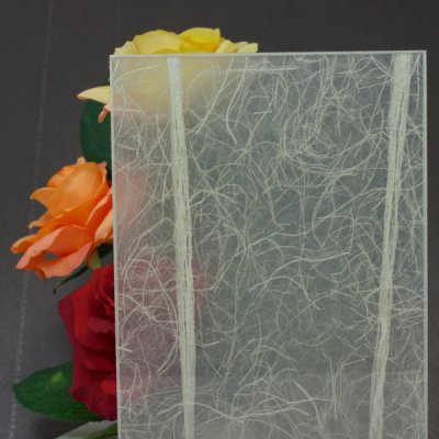 画像1: 和紙合わせガラス「並木（NAMIKI）」