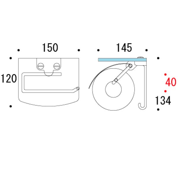 画像2: TPH ガラスシェルフS AN (2)