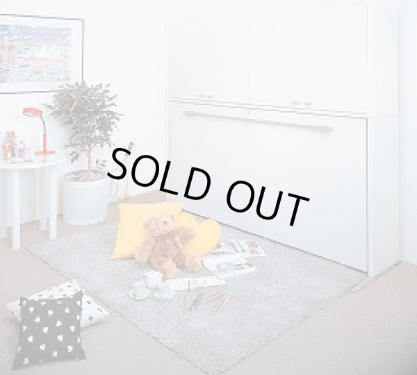 画像2: システム格納ベッド（簡易型）上置きクロゼットセット (2)