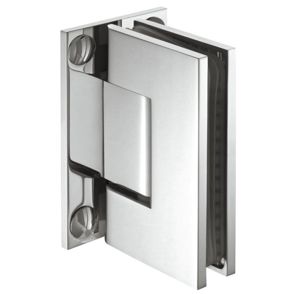 画像5: 真鍮ガラスドア用ヒンジ(丁番) 2個セット (5)