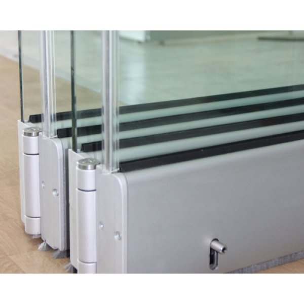 画像3: プレキシブル・ガラスドア 折り戸（高重量） (3)