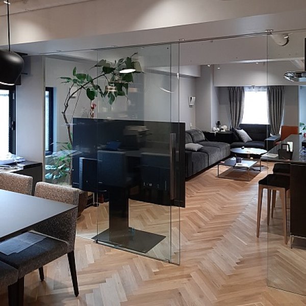 画像3: ガラスドア(引き戸)セット D+kuru-ハワプロリノ プラス80 (3)