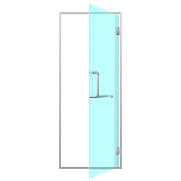 画像2: アルミケーシング付・浴室ガラスドア（STD+INAL） (2)