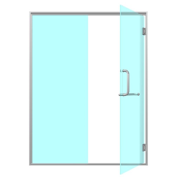 画像4: アルミケーシング付・浴室ガラスドア（STD+INAL） (4)