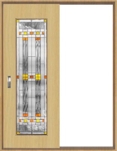 画像1: ステンドグラスドア　レギュラー