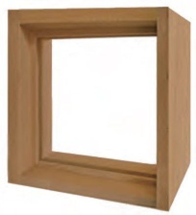 画像1: 【送料無料】ステンドグラス　Ｅサイズ専用木枠（室内用）