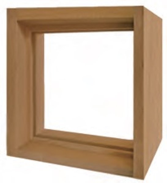 画像1: 【送料無料】ステンドグラス　Ｄサイズ専用木枠（室内用） (1)