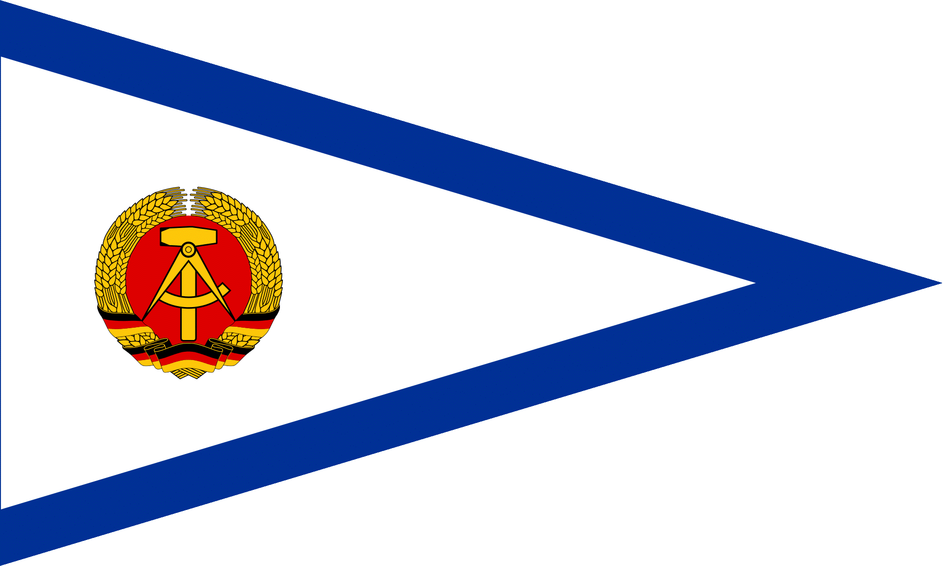 東ドイツの政府用船舶旗