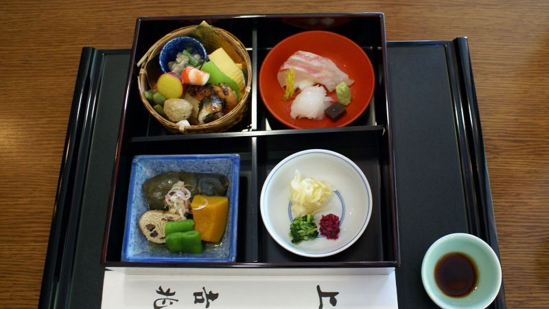 吉兆の松花堂弁当