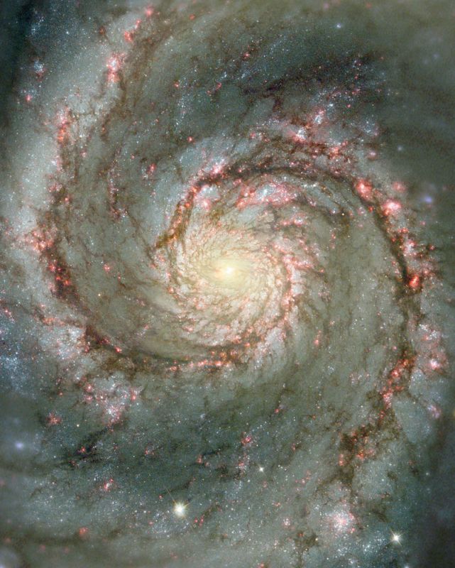 （渦巻銀河M51）