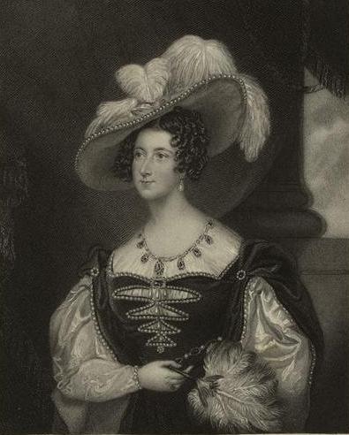 1820年頃のアンナ・ラッセル（ベッドフォード公爵夫人）