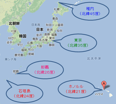 各地の気候区分