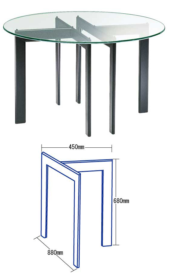 アルテジャパン】【送料無料】Tフォルムダイニングタイプ(テーブル脚