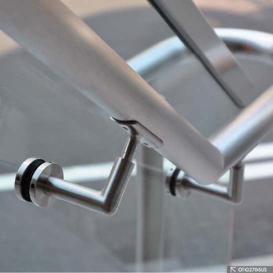 ステンレスガラス用手摺ブラケット 建築資材