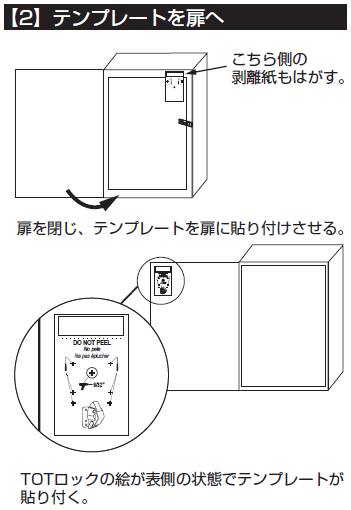 【2】テンプレートを扉へ