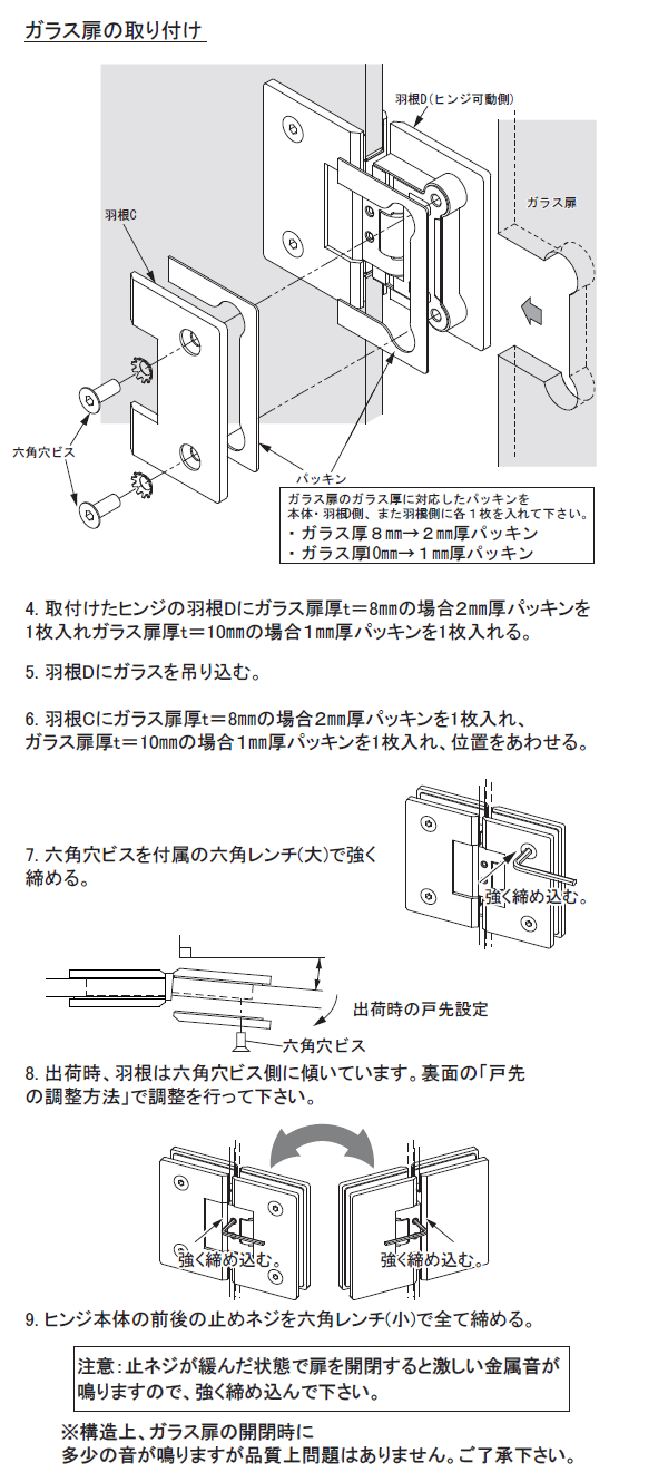 取付け手順２