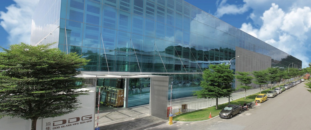 DDG_GLASS,DDGガラス,シンガポール本社工場