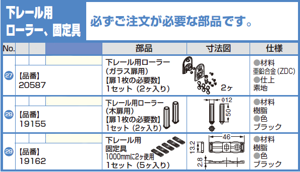 オルデナ 70/F 下レール仕様