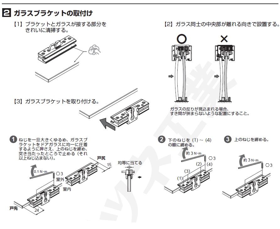 バニオ 40GFE取付説明